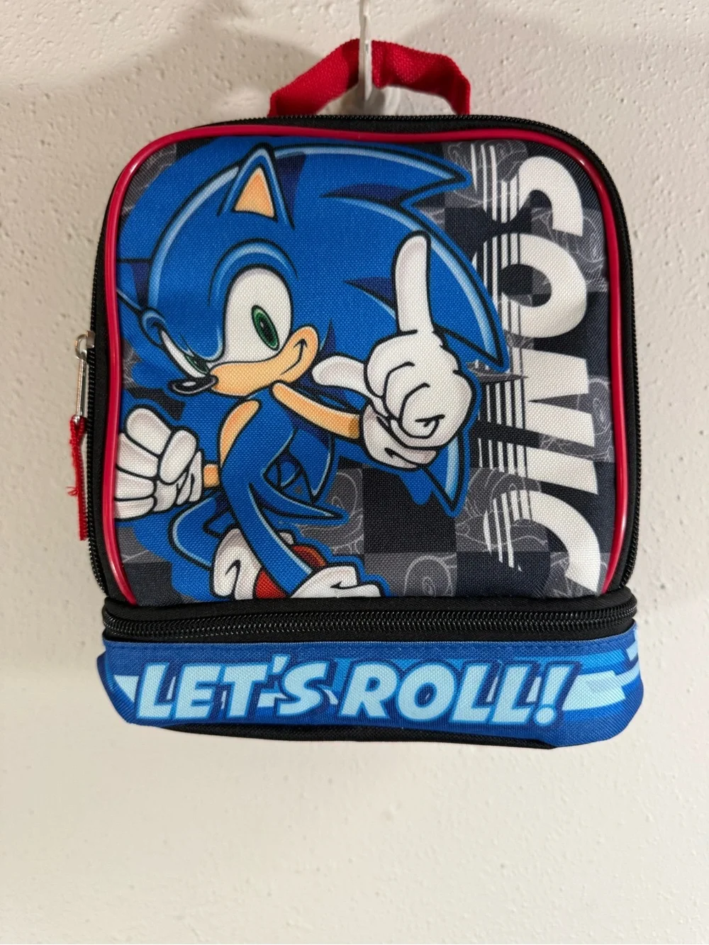 Kids' Blue sonic Backpack and Lunch Bag Set